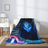 280g Vertical Single - Sided Printed Flannel Blanket, Soft and Durable