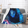 Manta de franela horizontal 280g con estampado misterioso