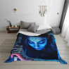 Manta de franela horizontal 280g con estampado misterioso