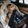 280g Horizontal Robot Pattern Flannel Blanket