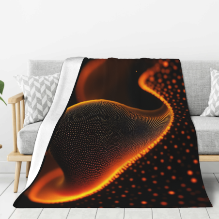 Coperta in flanella verticale 280g con stampa unilaterale a tutta larghezza