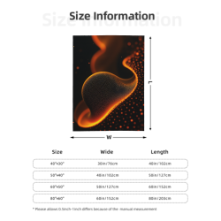 280g Vertical Full - width Single - sided Printed Flannel Blanket
