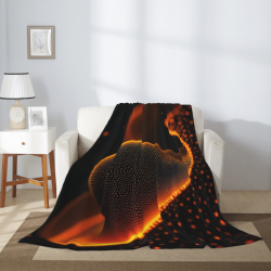 280g Vertical Full - width Single - sided Printed Flannel Blanket
