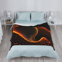Couverture en flanelle verticale 280g avec impression unilatérale pleine largeur