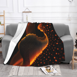 280g Horizontal Full - width Single - side Printed Flannel Blanket