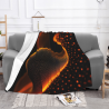 Coperta in flanella orizzontale 280g con stampa a tutta larghezza su un lato