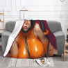 Manta de franela horizontal de 280g con estampado de chica anime