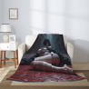 Coperta in flanella verticale 280g con motivo anime