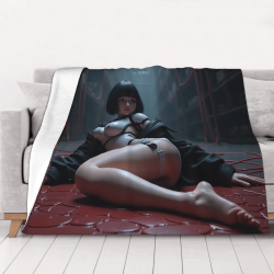 280g 수평형 일면 프린팅 플란넬 담요