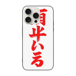iPhone 15/Pro/Max Hülle - Rot mit Kalligraphie-Muster | okomall