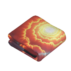 280g Vertical Cosmic Pattern Flannel Blanket