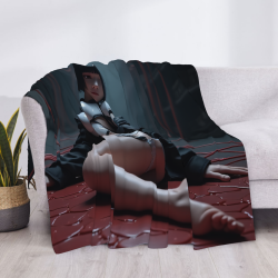 Coperta in flanella orizzontale 280g stampata su un lato