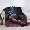 Coperta in flanella orizzontale 280g stampata su un lato