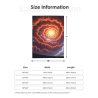 280g vertikale Flanell-Decke mit kosmischem Muster
