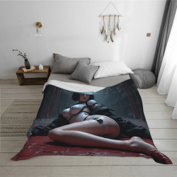 Coperta in flanella orizzontale 280g stampata su un lato