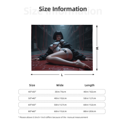280g Horizontal One - side Printed Flannel Blanket