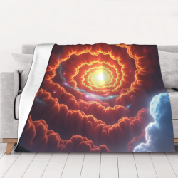 Manta de franela horizontal de 280g (Patrón Universo Espléndido)
