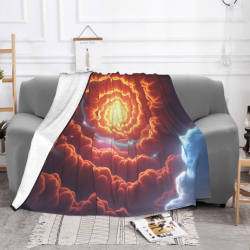 Manta de franela horizontal de 280g (Patrón Universo Espléndido)