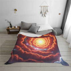 Couverture en flanelle horizontale 280g (Modèle Univers Magnifique)