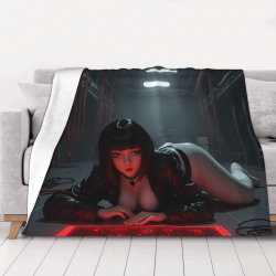 280g horizontale Flanell-Decke mit Anime-Druck, komfortabel und langlebig