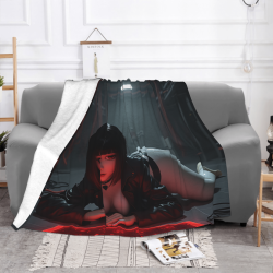 280g Horizontal Anime - Printed Flannel Blanket, Comfortable and Durable