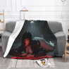 280g Horizontal Anime - Printed Flannel Blanket, Comfortable and Durable