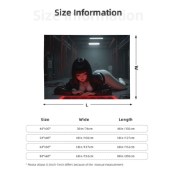 280g Horizontal Anime - Printed Flannel Blanket, Comfortable and Durable