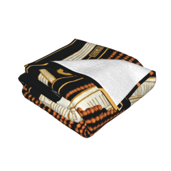 280g Horizontal - style Single - sided Printed Comfortable Flannel Blanket