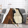 280g Horizontal - style Single - sided Printed Comfortable Flannel Blanket