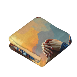 Coperta in flanella verticale 280g con stampa unilaterale, comoda ed estetica