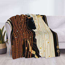 280g Horizontal - style Single - sided Printed Comfortable Flannel Blanket
