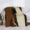 280g Horizontal - style Single - sided Printed Comfortable Flannel Blanket
