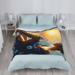 280g Vertical Single - sided Printed Flannel Blanket, Comfortable and Aesthetic