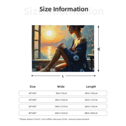 Manta de franela suave horizontal de 280g con estampado de una cara