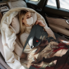 280g Vertical - style One - side Printed Sexy Female Warrior Flannel Blanket