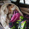 280g Flannel Fleece Blanket (Vertical Style) with Sci-Fi Mechanical Female Pattern