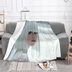 280g Flanell-Fleece-Decke (Horizontal) mit Schönem Muster und Vollflächigem Einseitigdruck