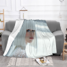 280g Flannel Fleece Blanket (Horizontal) with Beautiful Pattern and Full-width Single-sided Printing