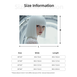 280g Flannel Fleece Blanket (Horizontal) with Beautiful Pattern and Full-width Single-sided Printing