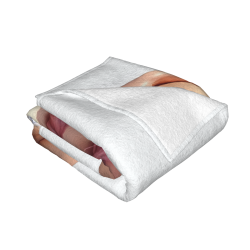 Manta de franela felpa 280g (estilo horizontal) con estampado