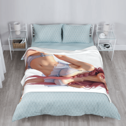 280g Flannel Blanket (Vertical Style) with Exquisite Pattern