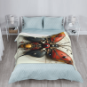 Coperta in flanella 280g (Stile verticale) - Motivo meccanico a farfalla