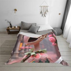 Coperta in Flanella 280g (Stile Orizzontale) con Stampa Raffinata