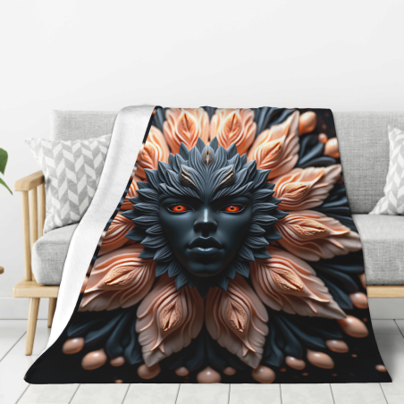 280g Vertical Flannel Blanket (with Exquisite Printing)