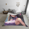 Coperta in flanella 280g (stile orizzontale) con bellissimo motivo anime