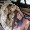Coperta in flanella 280g (stile orizzontale) con bellissimo motivo anime