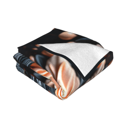 Coperta in flanella polar di 280g (orizzontale) con motivo misterioso