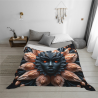 Coperta in flanella polar di 280g (orizzontale) con motivo misterioso