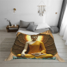 Couverture en Flanelle Zen Fleur de Lotus - Okomall