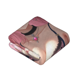 Couverture en flanelle fleece 280g (style vertical) avec motif anime - Confortable et pratique